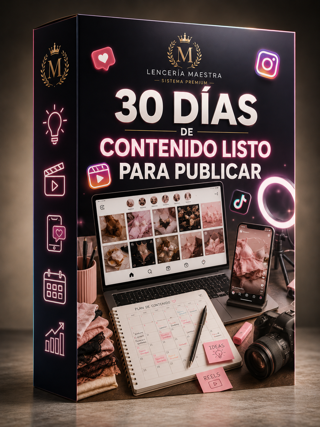 30 DIAS DE CONTENIDO LISTO PARA PUBLICAR : que tus redes vendan por vos.